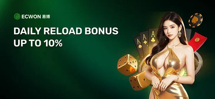 Daily Reload Bonus up to 10%