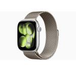 Apple Watch Series 11 | GPS   Cellular, 46mm Silver Aluminium Case with Natural Milanese Loop